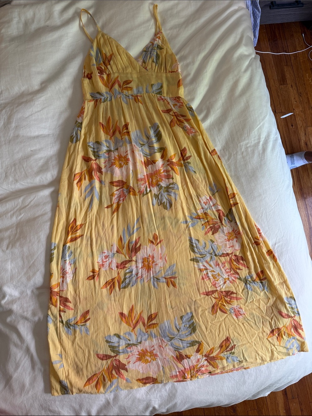 Billabong Yellow Floral Maxi Dress